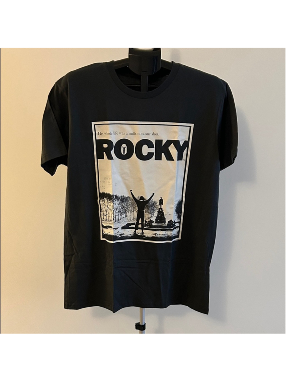 Rocky Black Graphic Tee